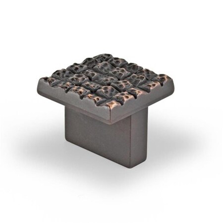 Gan Eden Mosaic Design Square Knob- Venetian Bronze- 25 x 25 mm GA3239619